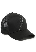 Czapka z daszkiem John Doe Trucker Hat Flash czarna
