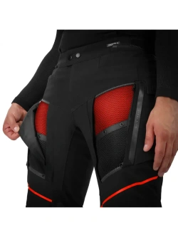 Spodnie motocyklowe tekstylne Shima Hero 3.0 szaro-czerwone