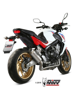 Pełny układ wydechowy (GP Pro) MIVV do Honda CB 650 F (14-18) titanium