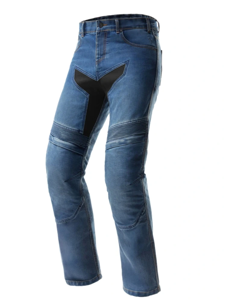 Jeansy motocyklowe Rebelhorn Eagle 4 Regular Fit niebieskie