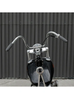 Manetki motocyklowe Biltwell Recoil TPV do kierownic o średnicy 25.4 [mm] szare