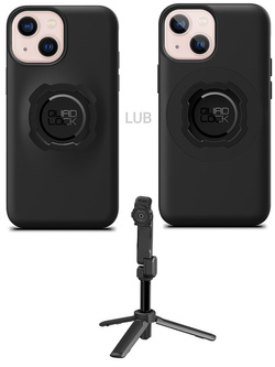 Zestaw: etui na telefon iPhone 13 mini + statyw/ selfie stick Quad Lock