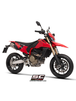 Tłumik motocyklowy podwójny SC-Project SC1-S Ducati Hypermotard 698 Mono/RVE (24-) tytan