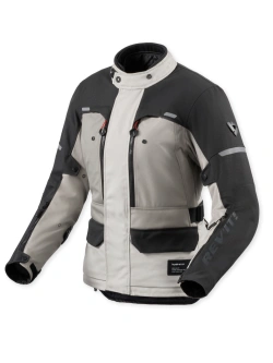 Kurtka motocyklowa damska tekstylna REV’IT! Outback 5 H2O szaro-czarna