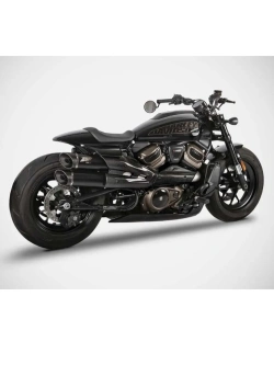 Pełny układ wydechowy Zard System 2:2 Slip-On GT E5 Harley Davidson Sportster S 1250 (21-25) karbonowy