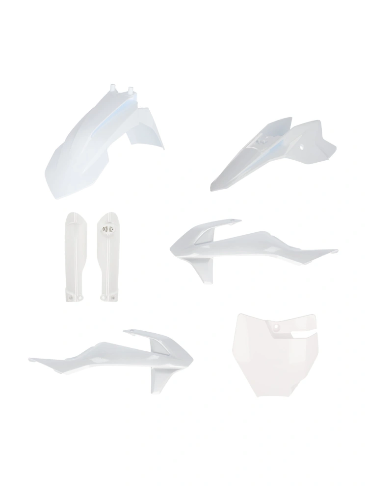 Pełny zestaw plastików Acerbis KTM 50 SX (16-)/ GasGas MC 50 (22-23) biały