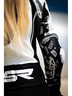 Kombinezon motocyklowy damski dwuczęściowy 4SR RR Power AR czarno-biały