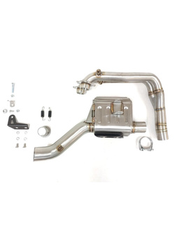 Pełny układ wydechowy IXRACE MK2 Aprilia RS 660/ Tuono 660 (21-24) czarny, bez homologacji