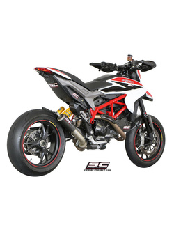 Tłumik SC-Project, CR-T Carbon (Slip On) - Ducati Hyperstrada [13-16]