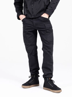 Spodnie motocyklowe tekstylne John Doe Regular Cargo Mono czarne