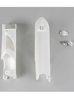 Osłony teleskopów UFO do Husqvarna TC 125/250/300/310 (14), TE-TX 125/250/300 (14-15), FC 250/350/450 (14), FE 250/350/450/501 (14-15) białe