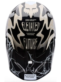 Kask enduro Fox V1 Diffuse czarno-brązowy