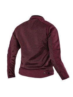 Kurtka motocyklowa tekstylna damska John Doe Aero Mesh bordowa