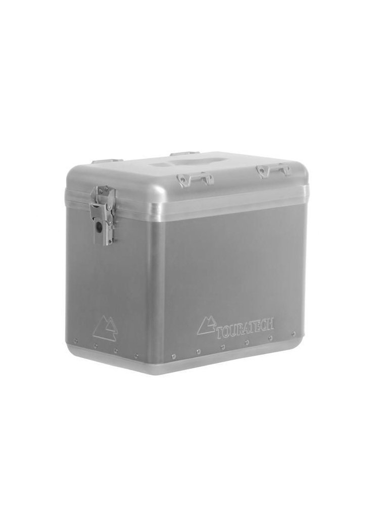 Kufer boczny aluminiowy Touratech Zega Mundo srebrny (38L)