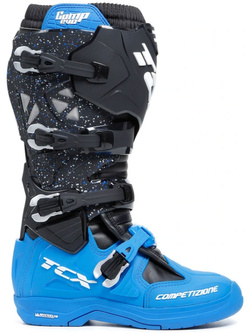 Buty enduro TCX Comp Evo 2 Michelin czarno-niebieskie
