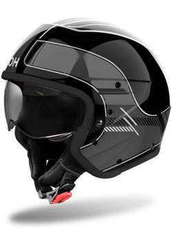 Kask modułowy Airoh J110 Raster czarno-szary połysk