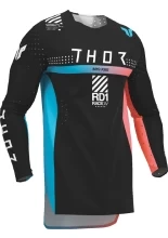 Bluza enduro dziecięca Thor Sportmode Synth czarna