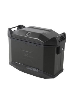 Kufer boczny aluminiowy Hepco&Becker Xceed Jet 38 lewy, czarny [pojemność: 38 l]