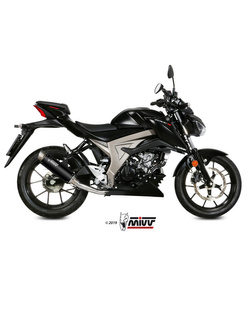 Pełny układ wydechowy (GP Pro) MIVV do Suzuki GSX-R 125 / GSX-S 125 (17-20) czarny