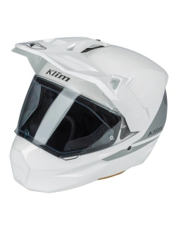 Kask adventure Klim X1 Alpha biało-srebrny