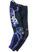Spodnie cross dziecięce Fox 180 Diffuse Se czarno-niebieskie