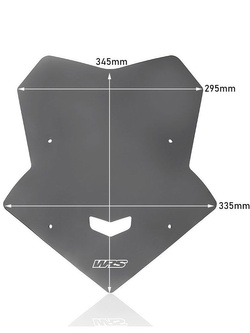 Szyba motocyklowa WRS Sport Yamaha MT-10/ SP (16-21) mocno przyciemniana