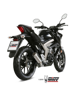 Pełny układ wydechowy (MK3) MIVV do Suzuki GSX-R / GSX-S 125 (17-20) srebrny