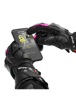 Rękawice motocyklowe damskie Shima RS-3 różowe