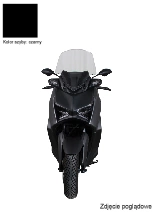 Szyba motocyklowa MRA "TM" Yamaha X-Max 300 (25-) czarna