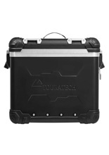Kufer boczny z anodowanego aluminium czarny ZEGA Evo Touratech "And-B" (38L) lewy