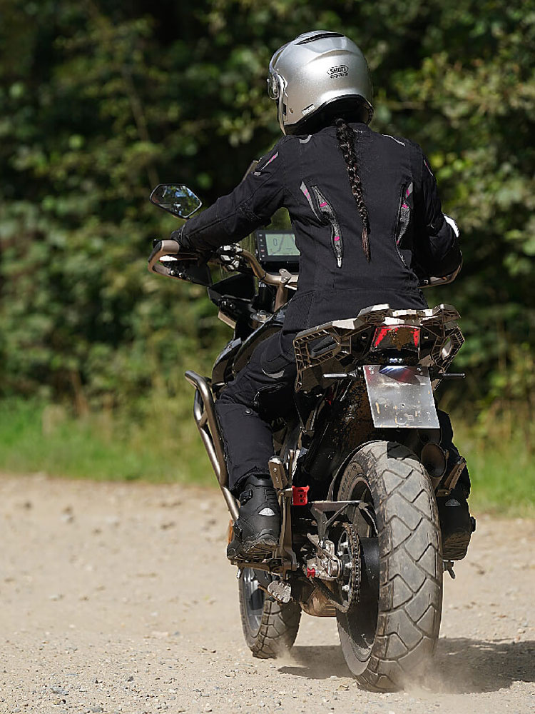 Spodnie motocyklowe damskie tekstylne Modeka Takuya czarne