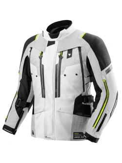 Kurtka motocyklowa tekstylna Shima Hero 3.0 G2 szaro-fluo żółta