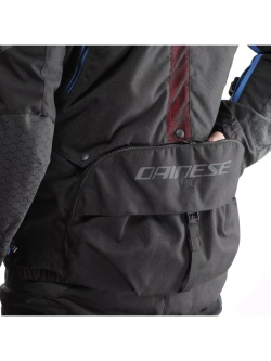Kurtka motocyklowa tekstylna Dainese Super Adventure Absoluteshell czarno-niebieska