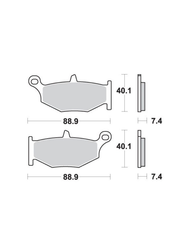 KLOCKI HAMULCOWE SBS 833 LS
