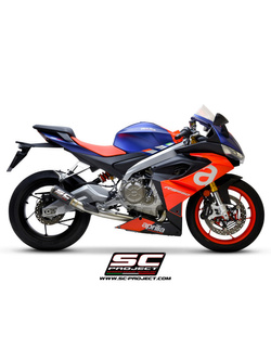 Pełny układ wydechowy 2-1 SC-Project CR-T Aprilia RS 660 (20-) włókno węglowe 