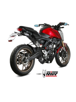 Pełny układ wydechowy (MK3) MIVV do Honda CB 125 R (21-24) czarny