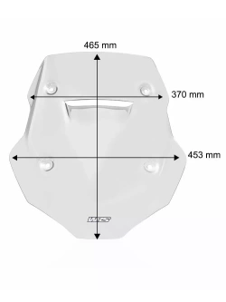 Szyba motocyklowa WRS Standard CF Moto 800MT (22-24) przezroczysta