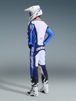 Bluza cross Alpinestars MX Racer Riway niebiesko-biała