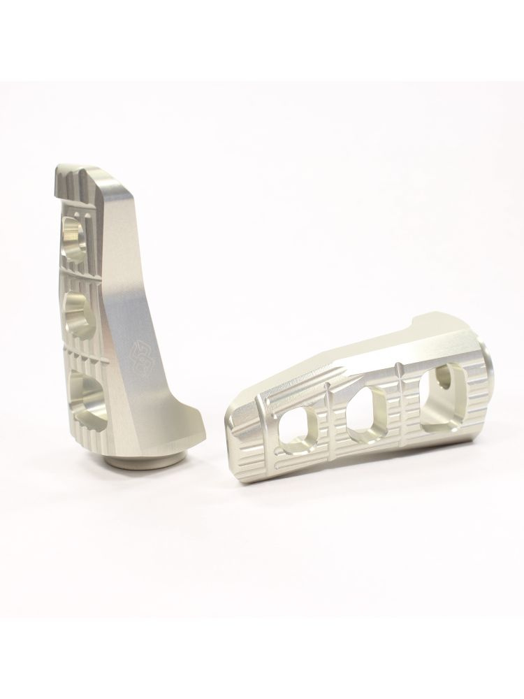 Podnóżki GILLES UF-20 Honda (wybrane modele) aluminiowe srebrne