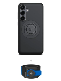 Zestaw do biegania: etui MAG na telefon Samsung Galaxy S25+ (magnetyczne) + opaska sportowa Quad Lock