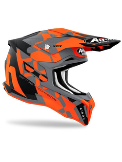 Kask enduro Airoh Strycker Xxx pomarańczowo-szaro-czarny