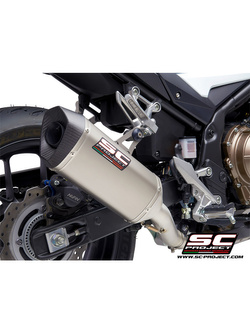 Tłumik motocyklowy SC-Project SC1-M Honda CBR 500 R (21-23) tytan