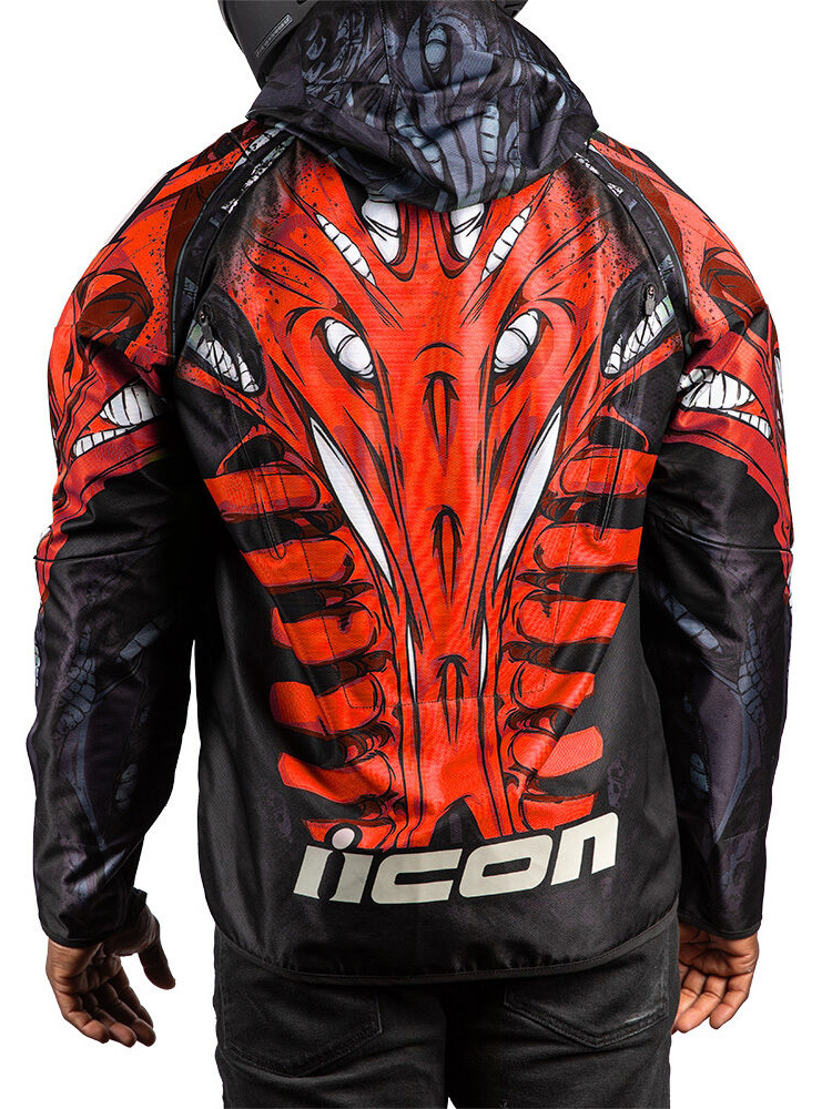 Kurtka motocyklowa tekstylna Icon Airform Manik'RR czerwona