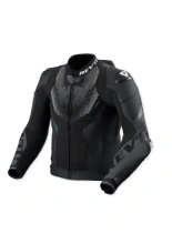 Kurtka motocyklowa skórzana REV’IT! Hyperspeed 3 Pro czarno-antracytowa