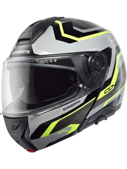 Kask szczękowy Schuberth Concept Kinetic czarno-szaro-żółty