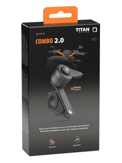 Uchwyt na telefon Lampa Titan Combo 2.0 mocowany na kierownicy