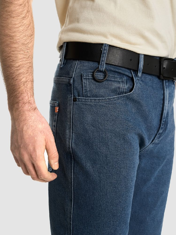 Jeansy motocyklowe Pando Moto James niebieskie