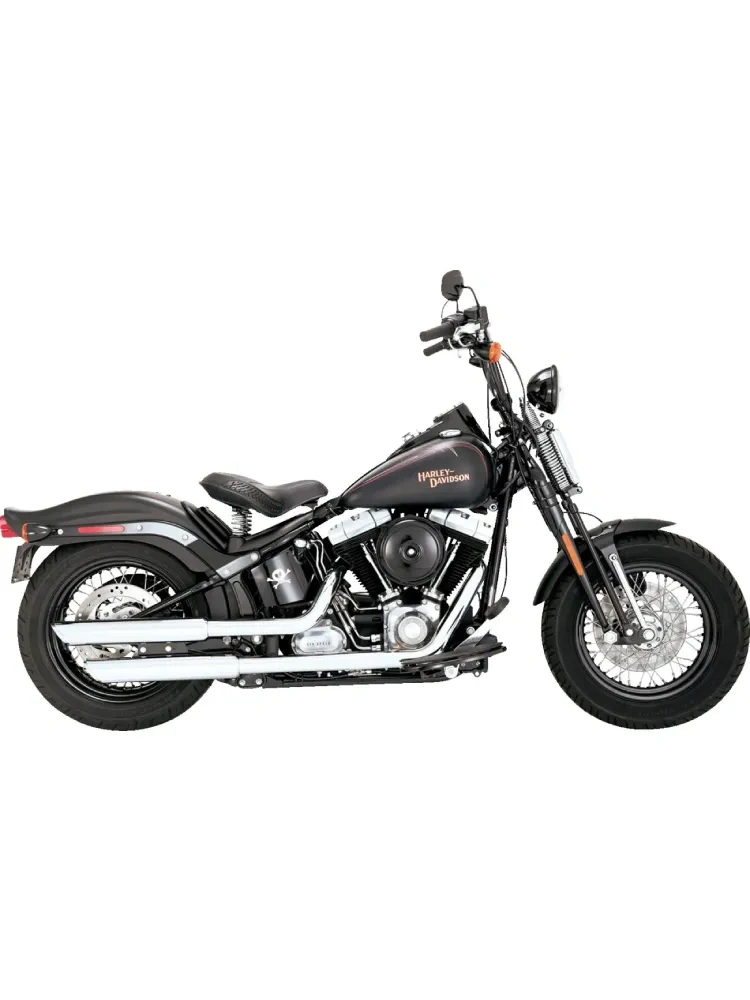 Tłumik motocyklowy Vance & Hines 3" Twin Slash Harley Davidson Softail Deluxe 1584 (07-09)/ Cross Bones Springer 1584 (08-11) chromowany