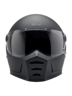 Kask integralny Biltwell Lane Splitter Flat czarny matowy