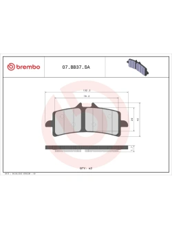 Klocki hamulcowe Brembo SA Aprilia/ Benelli/ Ducati/ Honda/ Husqvarna/ Kawasaki/ KTM/ MV Agusta/ Suzuki/ Triumph/ Yamaha (wybrane modele) [na przód, kpl. na 1 tarczę]